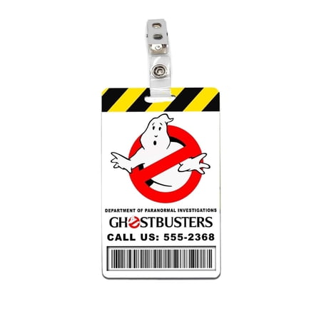 Ghost Catchers Paranormal Investigations Plastic ID Badge Name Tag PVC