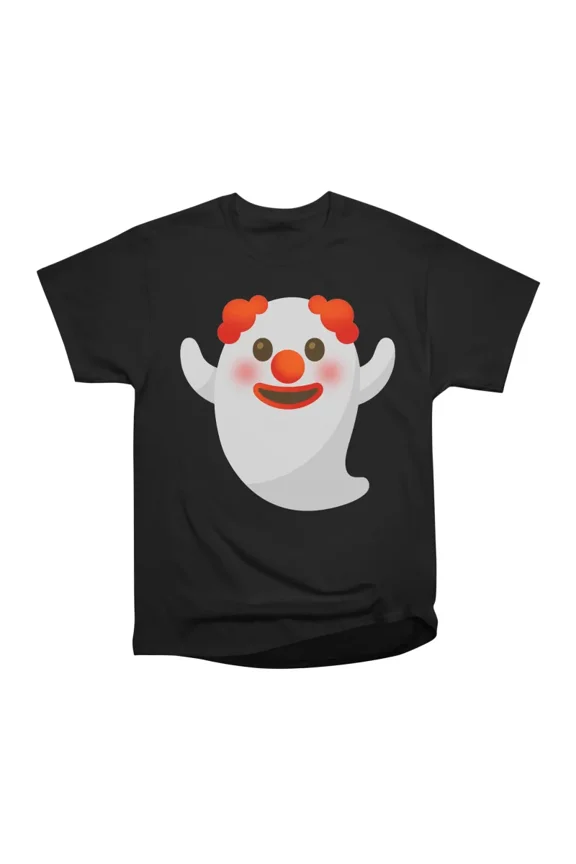 Ghost Clown Emoji T-Shirt Tee Gift For Him Merch For Her Apparel For Friend
