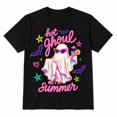 thumbnail image 1 of Ghost Cocktail Halloween Spooky Summer Party Graphic T-Shirt, 1 of 4