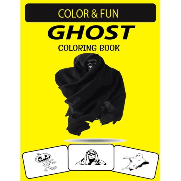 Ghost Coloring Book: Funny Ghost Coloring Book for Preschoolers, kids & Adults (Paperback)