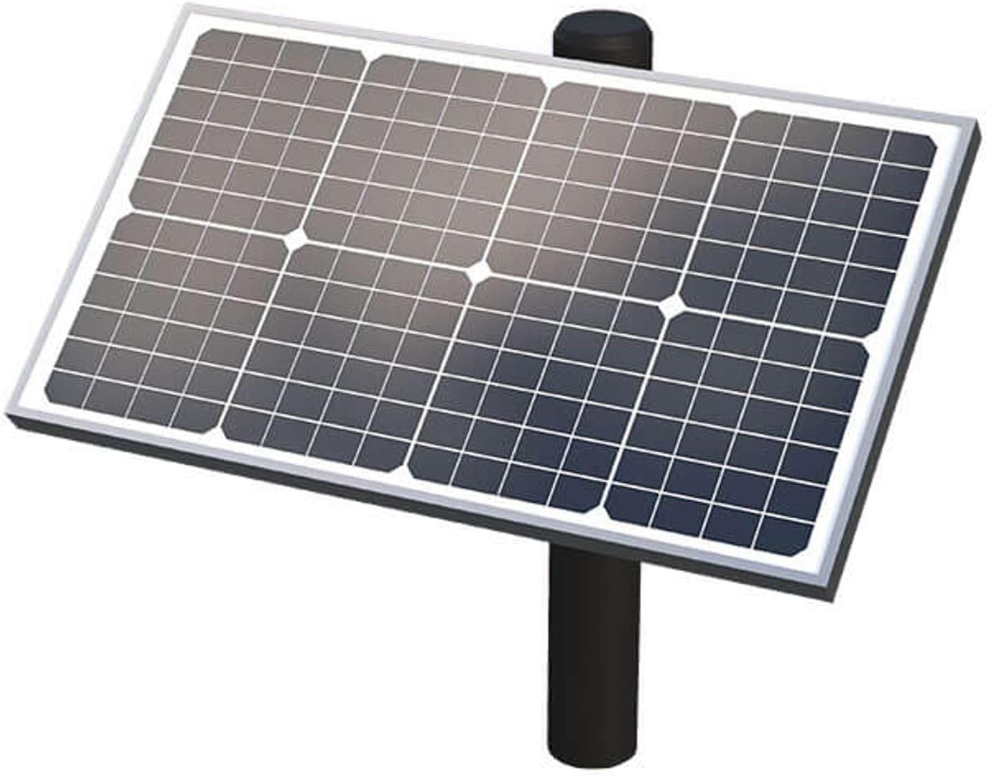 Ghost Controls 30 Watt Monocrystalline Solar Panel Kit for Automatic