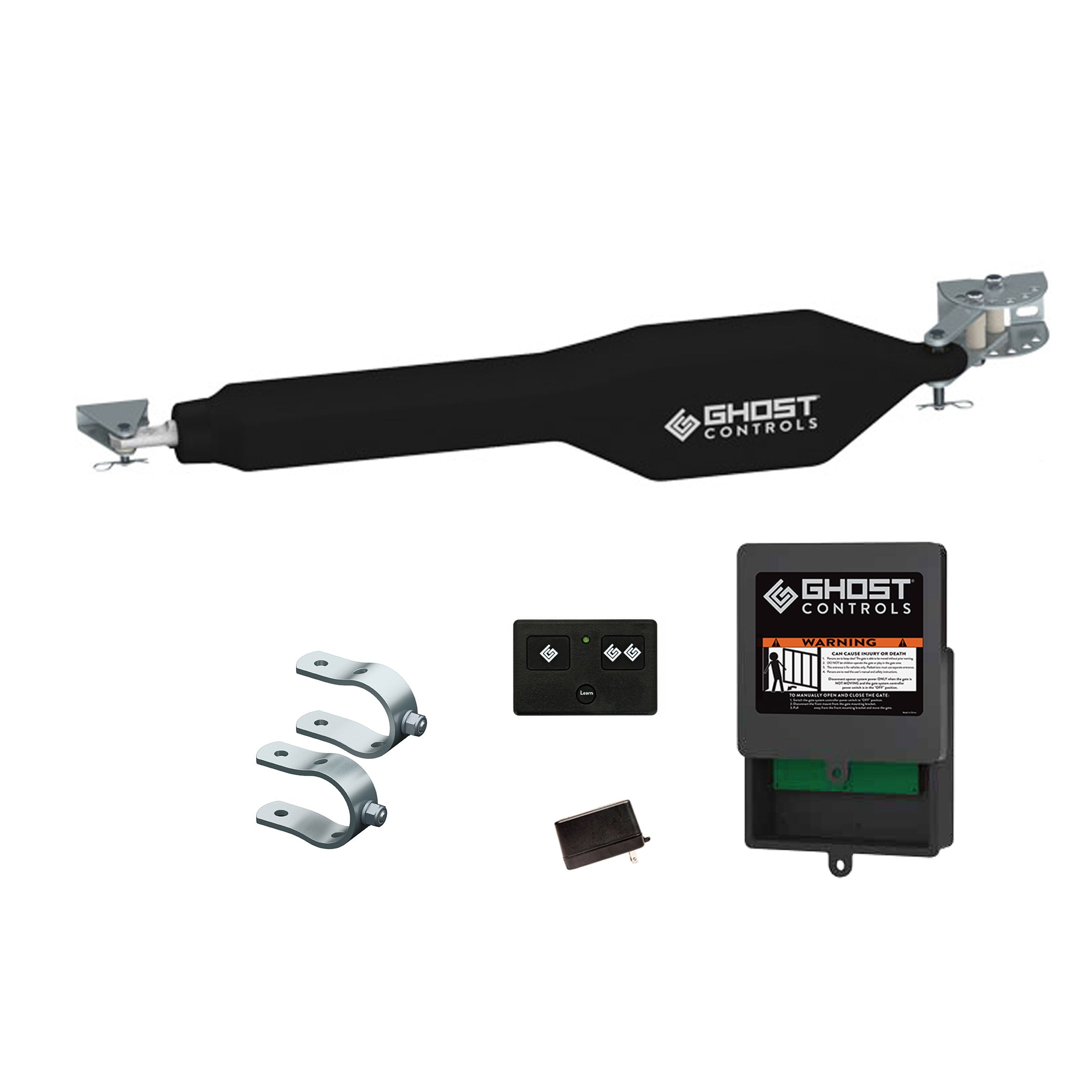 Ghost Controls Heavy-Duty Single Swing Gate Opener Kit