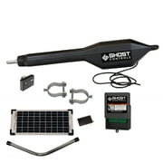 Ghost Controls® TSS1XP Heavy-Duty Solar Automatic Gate Opener Kit for Driveway Swing Gates with Long-Range Solar Gate Opener Remote