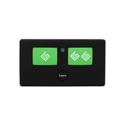 Ghost Controls  Water-Resistant 3-Button Remote Control Transmitter. Has Glow in the Dark Buttons and Attachments for Outdoor Vehicles for Automatic Gate Openers - Model AXR1
