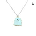 thumbnail image 1 of Ghost Couple Necklace Girlfriend Necklace Best Clothing Halter Accessory X0X4, 1 of 11