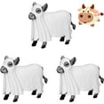 thumbnail image 1 of Ghost Cow Statue, Spooky Metal Ghost Cow Decorations, Halloween Craft Decoration for Outdoor Indoor Desktop Garden Yard Gifts (3pcs), 1 of 8