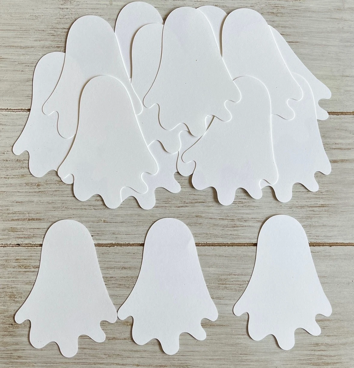 Ghost Cut Outs Confetti Halloween Decorations Classroom Party Decor 40 ...