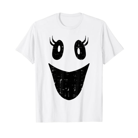 Ghost Cute DIY Halloween Costume Girls Women Kids Teens T-Shirt