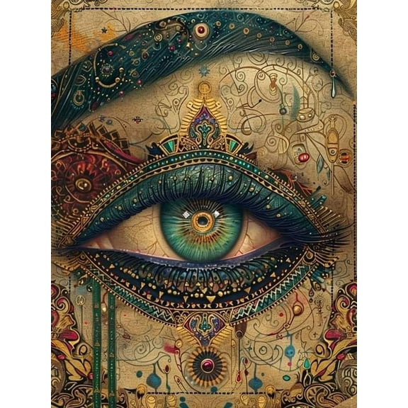 Ghost DIY Diamond Painting Set, Black Cat Round Full Diamond Diamond Points (For Adult Beginners), Halloween 5D Diamond Painting Set, Gem Art Crafts Set, Home Decoration 16X20 Inch Frameless