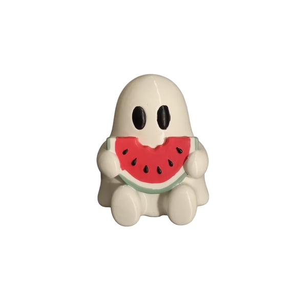 Ghost Decor, Cute Tiny Ghost Finger Figurine, Halloween Indoor Tabletop Shelf Decor Resin Spooky Ornament Home Party Gift