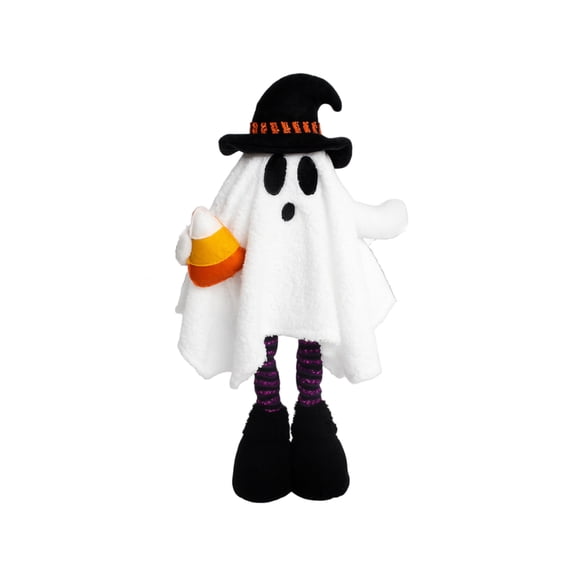 Ghost Decor Standing Ghost Decorations with Telescoping Legs Cute Halloween Decorations for Indoor Outdoor Trick or Treat Theme Party Gift