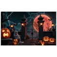 thumbnail image 1 of Ghost Decoration Spooky Halloween Banner Jack O Lantern Haunted Gate for Halloween Party Outdoor Night, 1 of 9