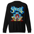thumbnail image 1 of Ghost - Devil's Mouth Jumbo Print Unisex Sweatshirt - Black - Small, 1 of 5