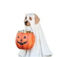 thumbnail image 1 of Ghost Dog Candy Bowl Holder, Halloween Dog Candy Bowl, Halloween Dog Candy Holder, Outdoor Halloween Candy Bowl, Halloween Candy Bowl Large Pumpkin Candy Dish-Dog, 1 of 5