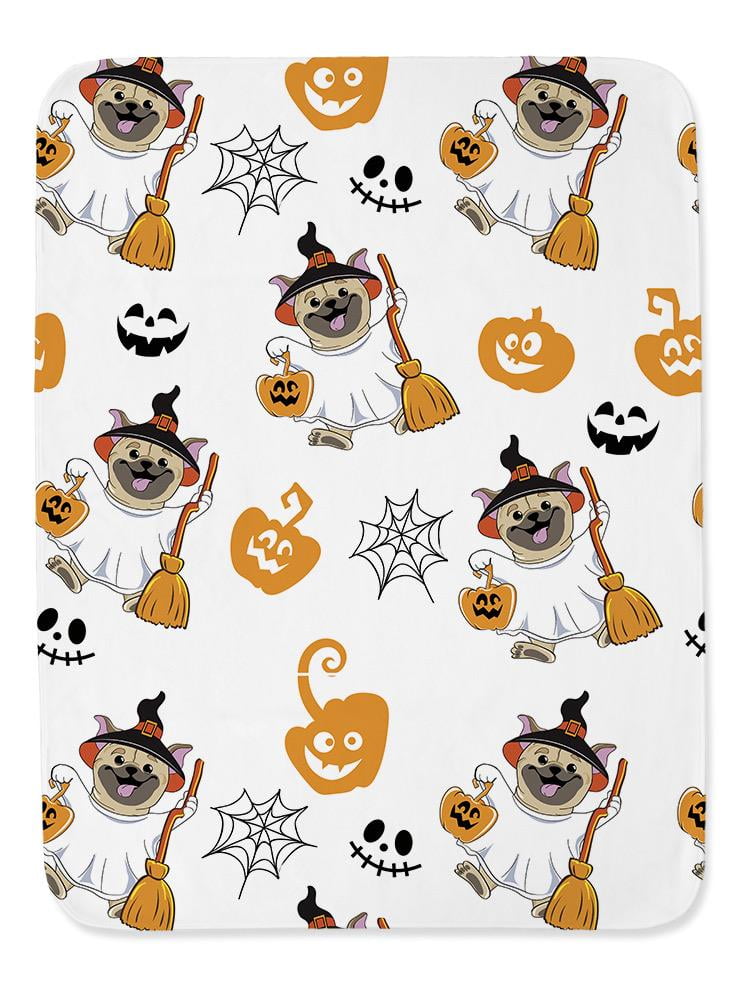 Ghost Dogs Halloween Blanket  -Image by Shutterstock,