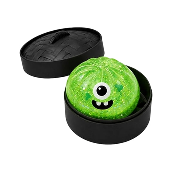 Ghost Dumpling Squishy Toys, Cute Soft Halloween Ghost Dumpling Squeeze, Sensory Fidget Squishy for Anxiety Relief, Perfect for Party Favors, Birthday