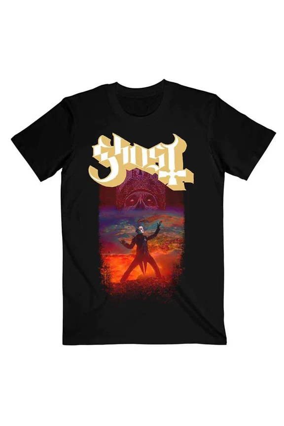 Ghost T Shirt EU Admat shirt Logo new Official Mens Black