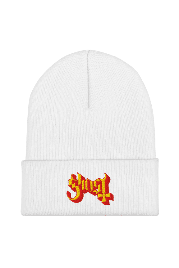 Ghost Embroidered Beanie