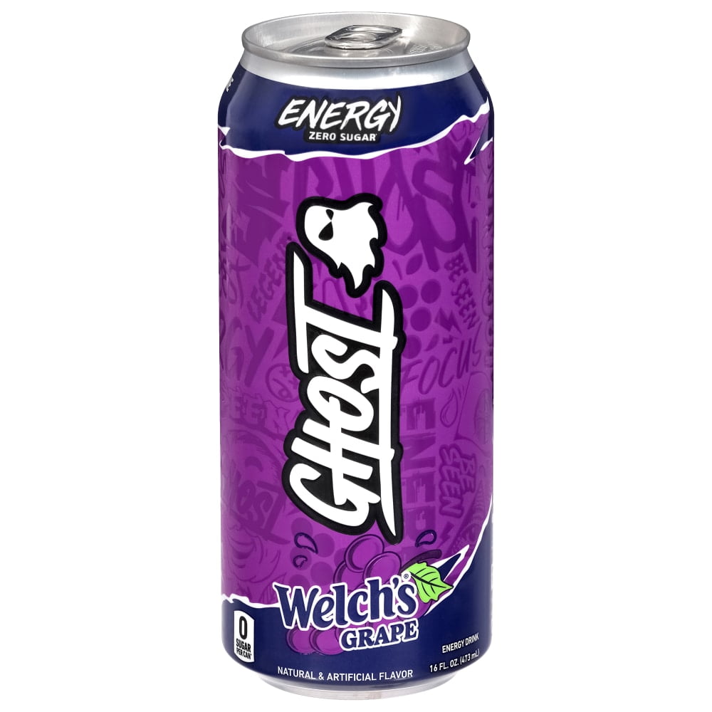 Ghost Energy Welch's Grape Energy Drink Can