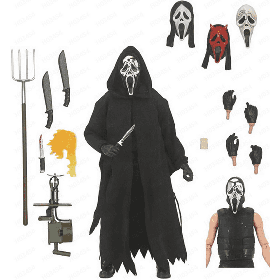 Ghost Face – 8” Clothed Action Figure – Ghost Face