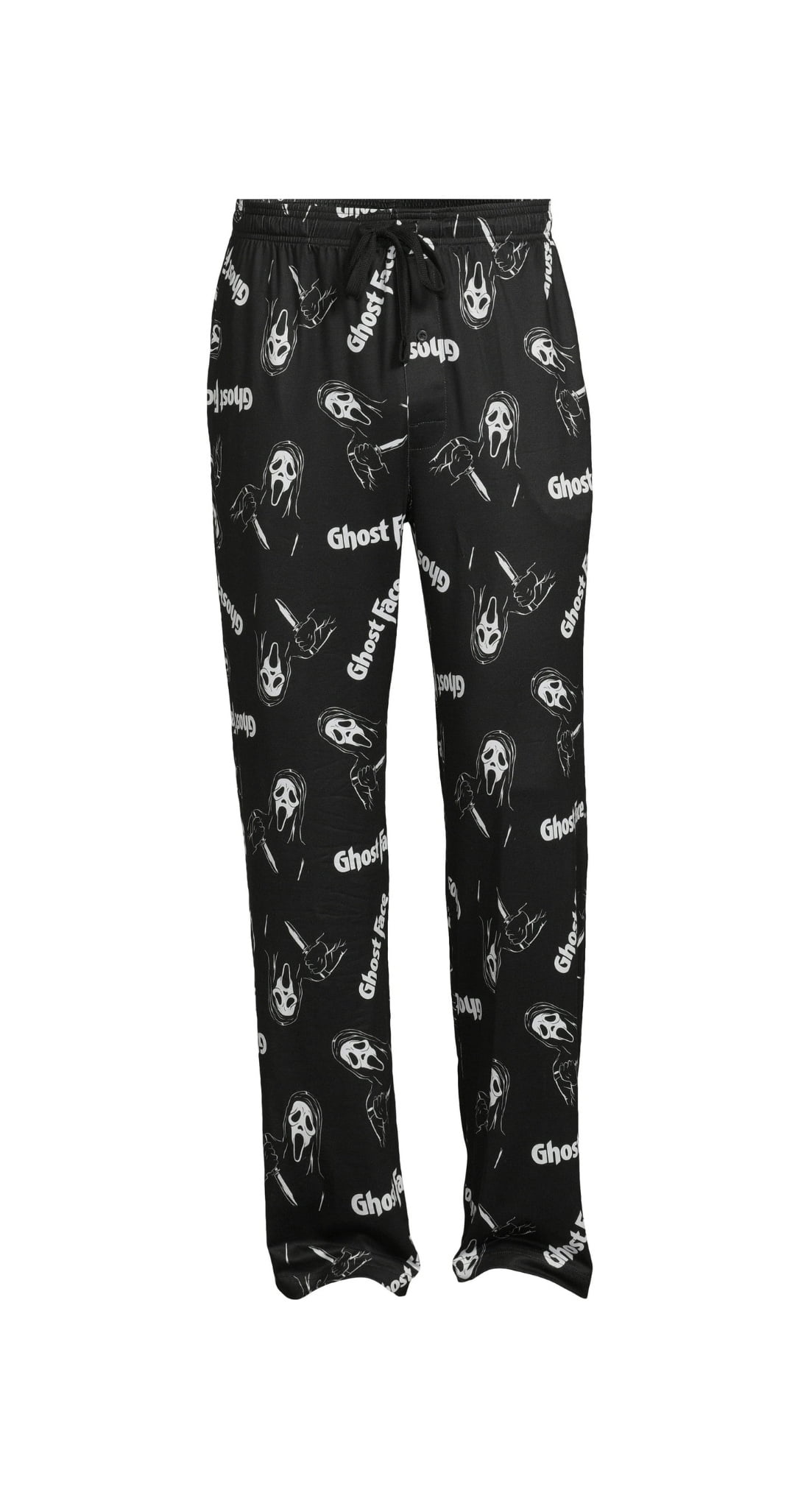 Ghost Face Black Pajama Sleep Pants - XL - Walmart.com