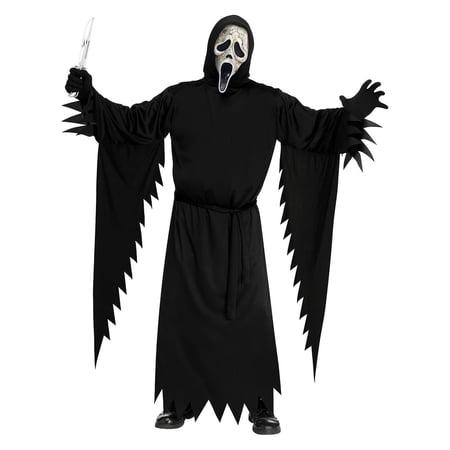 Fun World Ghost Face Aged Deluxe Plus Size Adult Costume