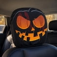 thumbnail image 1 of Ghost Face Headrest Covers, Scary Covers for Cars, Stretchy Seat Headrest Protector, Funny Cover for Auto, Vehicle, Truck, SUV, Washable Elastic Fabric, Interior, 1 of 5