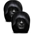 thumbnail image 1 of Ghost Face Headrest Covers, Scary Face Printing Auto Seat Universal Halloween Elastic Models Headrest Protector-Eye Effects Cover Funny Decoration for Car Interior Vehicle Truck SUV (C Type, 2PCS), 1 of 6