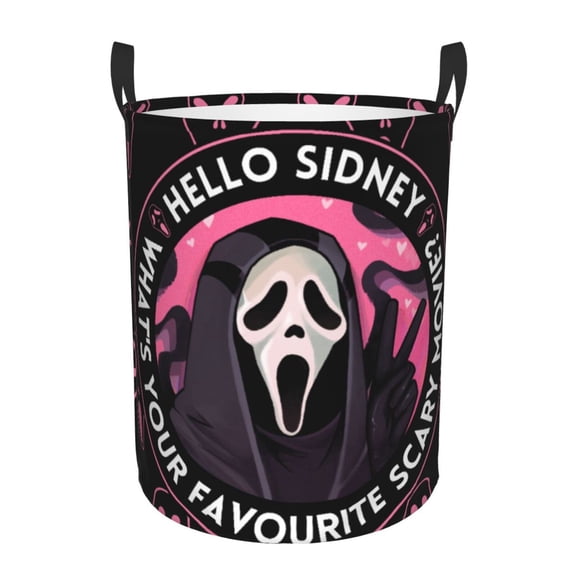 Ghost-Face Laundry Hamper,Collapsible Laundry Basket Hamper with Handles Waterproof Clothes Hamper for Easy Storage