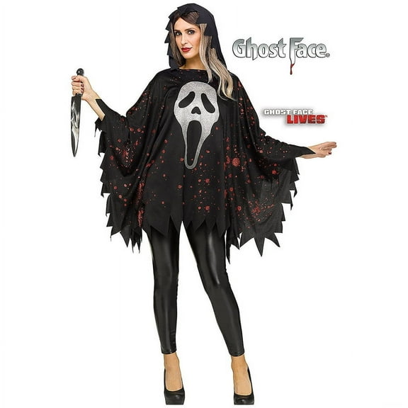 Ghost Face Scream Poncho