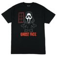 thumbnail image 1 of Ghost Face T-Shirt Men's Chibi Window Drip Short Sleeve Graphic Top, 1 of 4