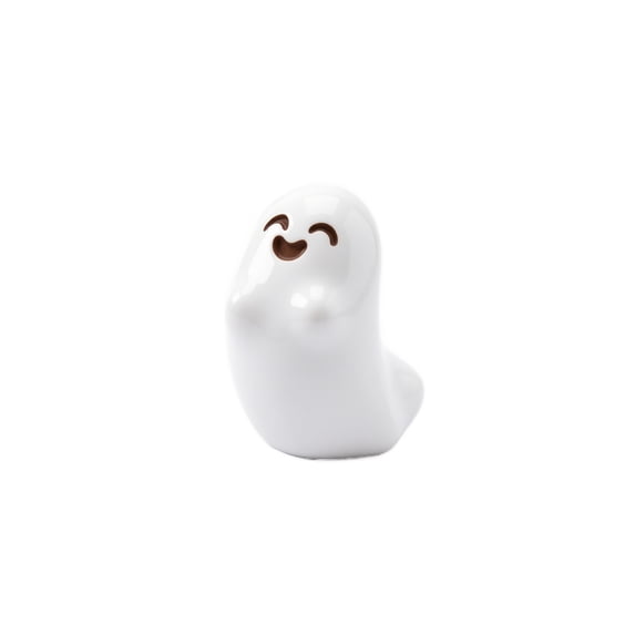 Ghost Family Miniature Landscape Figurines Set, Spooky Mini Ghost Ornaments for Fairy Garden, Halloween Desktop Tiny Statues for Home Decoration