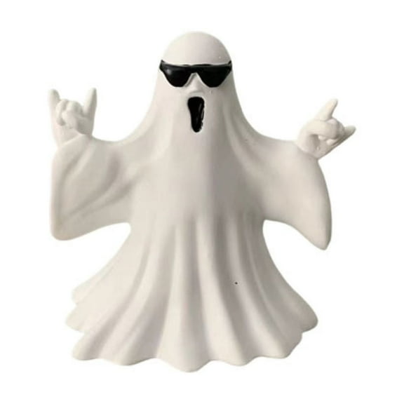 Ghost Figurines, Ghost Sculpture, Funny Tabletop Ornaments, Halloween Decorations, Shelf Mantel Display Ghost, Bookshelf Ghost Ornament, Desk Ghost Figurine, Windowsill Ghost Decor