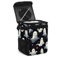 thumbnail image 1 of Ghost Foldable Car Trash Can with Lid, Leak-proof, Hanging Storage Bag - Car Trash Bin, Car Garbage Can, 1 of 6