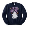 thumbnail image 1 of Ghost Free Spirit Sweatshirt Unisex 2X-Large Navy, 1 of 5