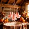 Ghost Garland with Soft Cloth and Easy-Hang Loop, Festive Decoration for Cute Styling, Versatile Display, Suitable for Bedrooms, Hallways, and Party Backdrops.
