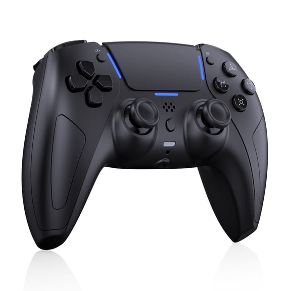 Ghost Gear Wireless PS5 Controller Black for Console & Mobile Gaming Anti-Drift TMR Joysticks Bluetooth Gamepad for PS5, PC, iOS & Android with Motion Control & Vibration