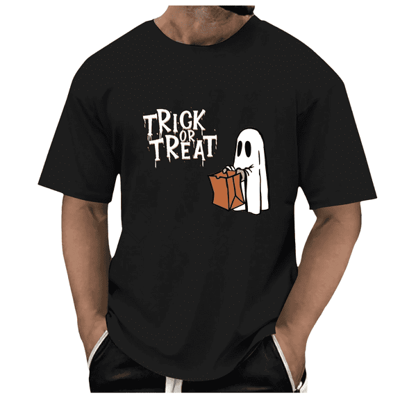 Ghost Halloween Costume Classic Spooky Outfit Halloween 2025 Men's T-Shirt