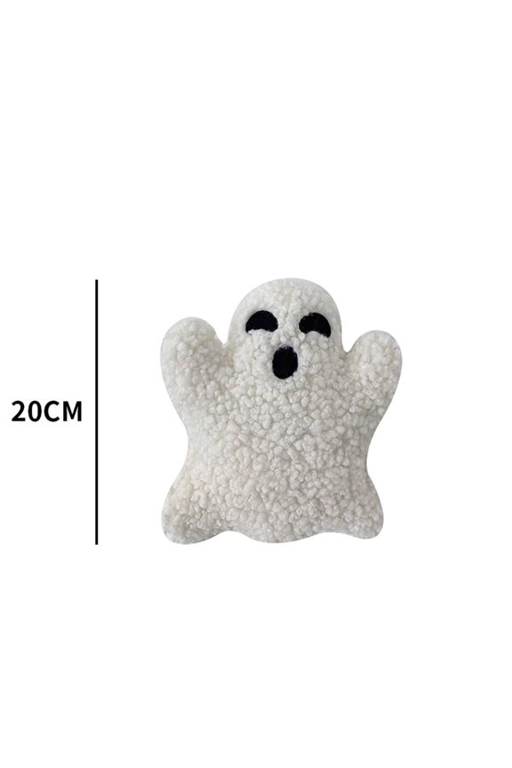 Ghost Halloween Pillows, Halloween Throw Pillows Stuffed Ghost Shaped , Cute Decorative Ghost Throw Pillow for Halloween Party Outdoor Home Cushion Decorations(S)