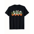 thumbnail image 1 of Ghost Halloween Spooky Night Inspired Fun Graphic Outfit Unisex T-Shirt, for men & women, up to size 5XL, 1 of 2