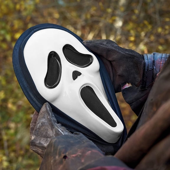Ghost Head Scary Mask Horror Cosplay Headpiece for Adults and Teens