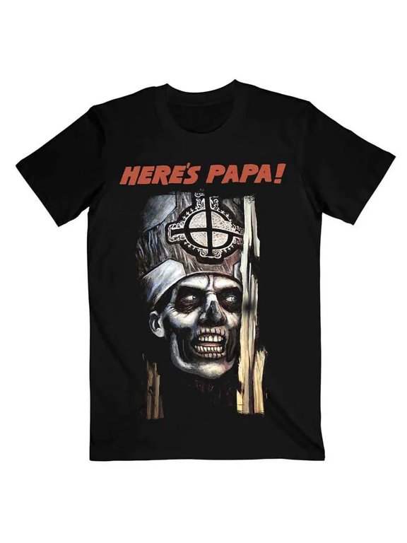 Ghost Here's Papa Casual Gift Idea For Special Celebrations T-Shirt, Size S-5XL