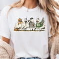 thumbnail image 1 of Ghost Horse Football T-Shirt, Funny Halloween Game Day Tee,White Color,Size 3XL, 1 of 5
