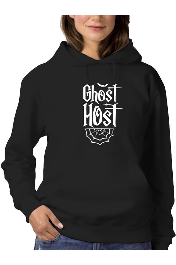 Ghost Host Cool Design Hoodie Women -GoatDeals Designs, Female Large