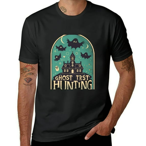 Ghost Hunter - Ghost Hunting Halloween Paranormal Activity T-Shirt 1083