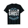 thumbnail image 1 of Cotton Ghost Hunter Graphic Tee Paranormal T Shirt Tops Short Sleeve Round Neck Black S-5XL, 1 of 5