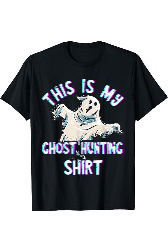 Ghost Hunting Costume Ghost Hunter Paranormal Investigator T-Shirt