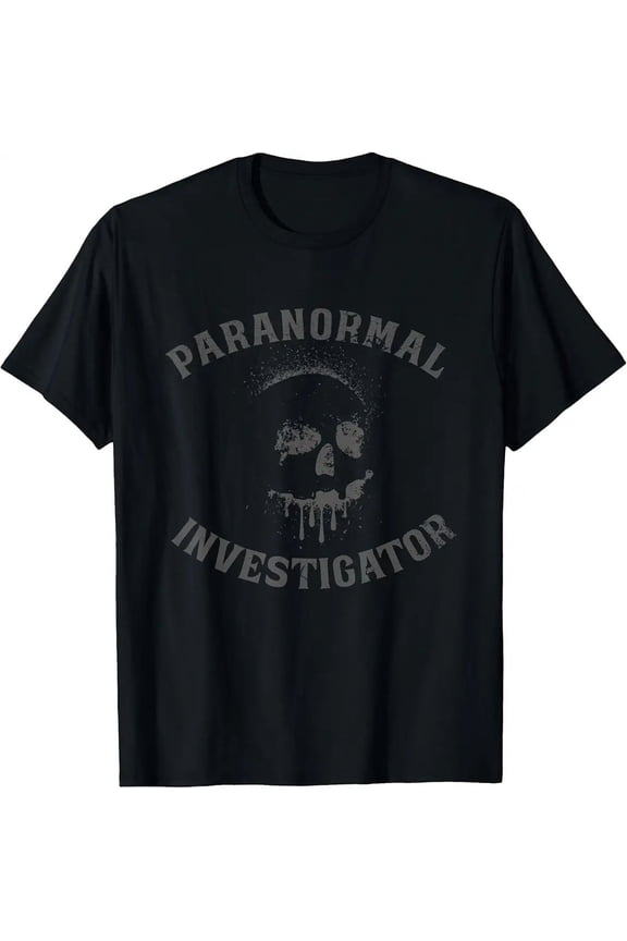 Ghost Hunting Paranormal Investigator Haunted House Research Unisex T-Shirt, S - 5XL