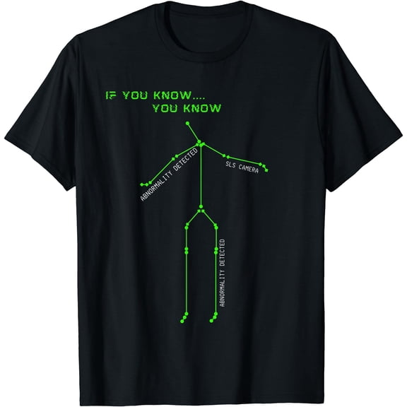 Ghost Hunting Shirt SLS Camera Stick Man Novelty Spooky T-Shirt, Birthday Gift
