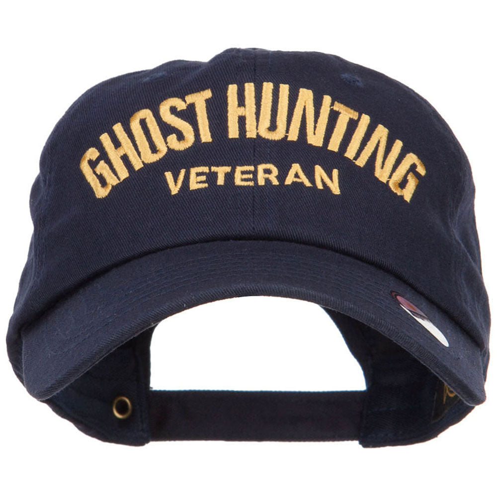 Ghost Hunting Veteran Embroidered Unstructured Cap - Navy OSFM ...